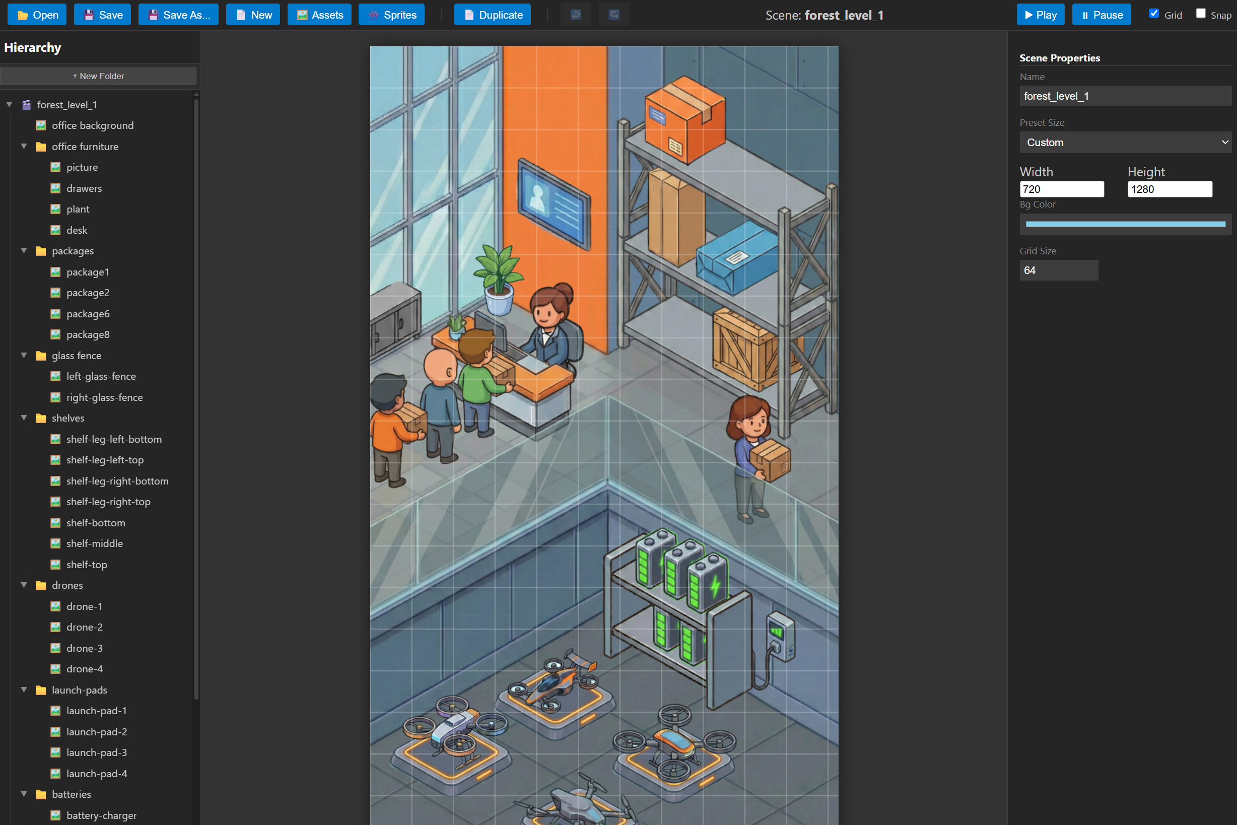 Screenshot of Game Editor Engine v1.9