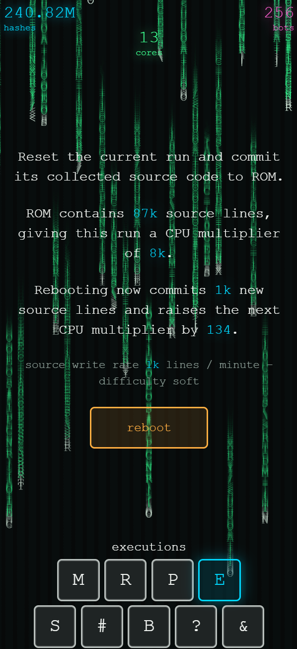 Screenshot of The Blue Pill