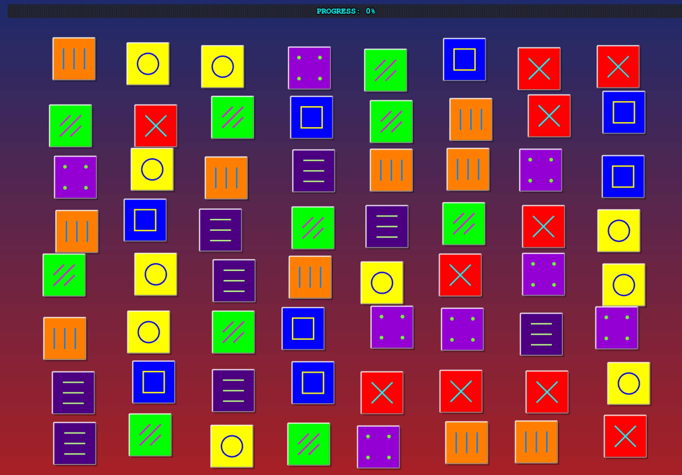 Screenshot of Color Pair Game